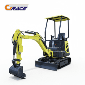 mini-excavator-loading-truck