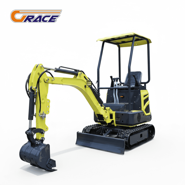 mini-excavator-loading-truck