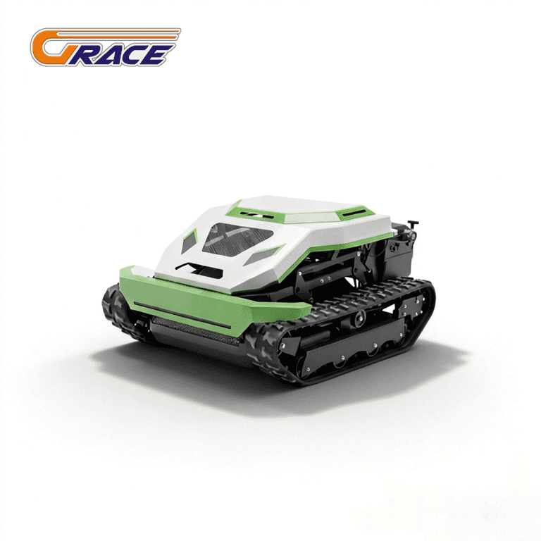 Remote-controlled crawler lawn mower product image